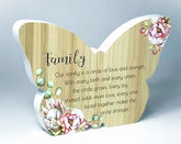 Family Bunch of Joy Butterfly Plaque